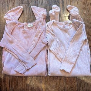 Lil Legs girls bundle footies size 18 months